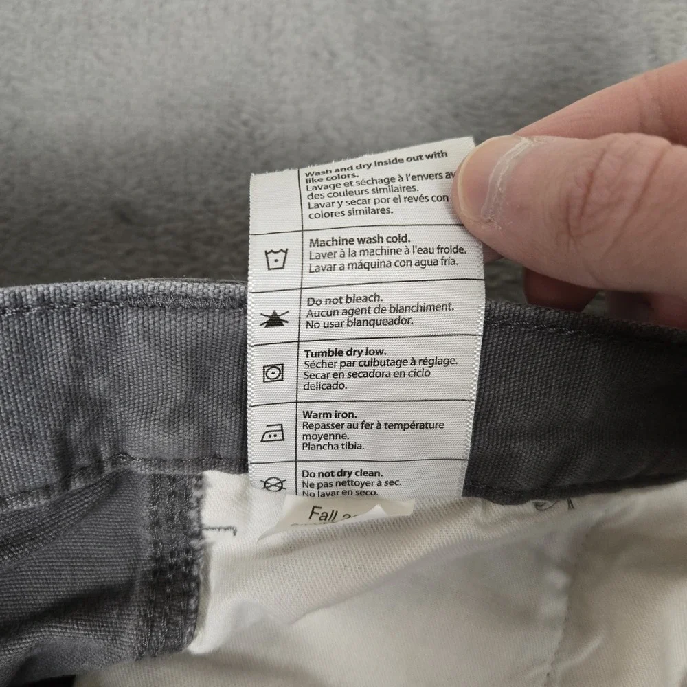 Carhartt Rugged Flex Pant Mens 40x32 Fit Relaxed Fit Gray Canvas Work 102291-039